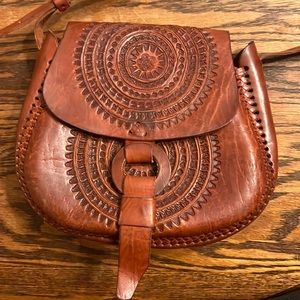 Thick stiff leather